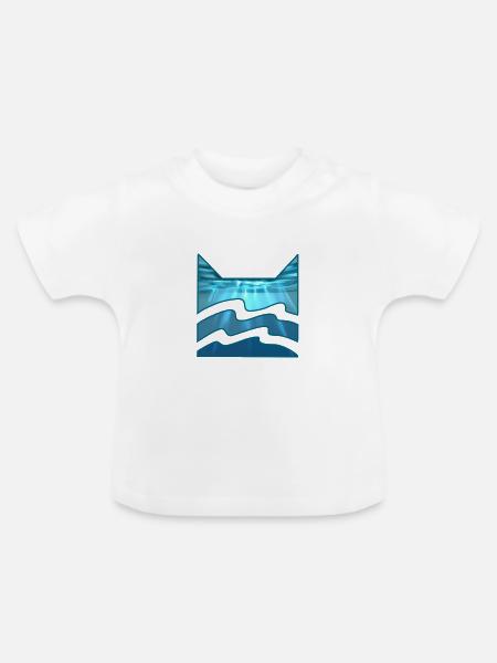 Flussclan Riverclan Firestar Feuerstern Katzen - Baby Bio-T-Shirt mit Rundhals - Weiß