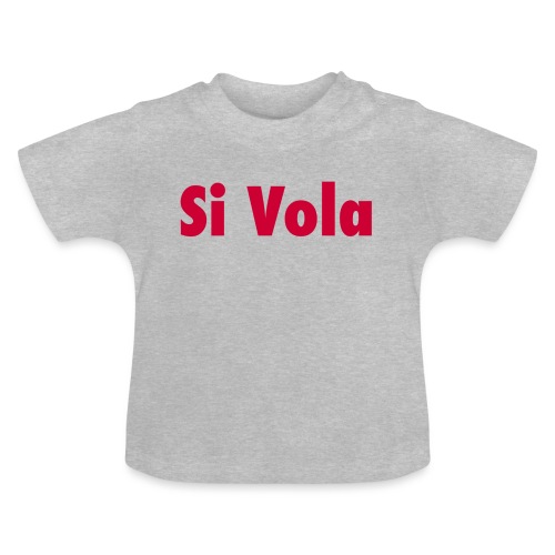 SiVola - Maglietta ecologica con scollo rotondo per neonato
