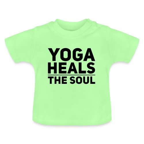 yoga - Baby biologisch T-shirt met ronde hals