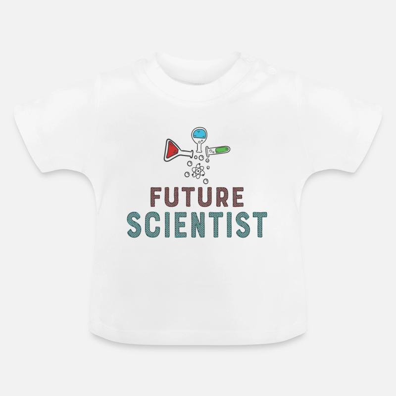 Future Scientist / Future Scientist - T-shirt bio col rond Bébé - blanc