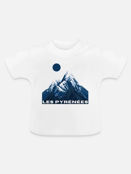 Die Pyrenäen - Geschenkidee - Baby Bio-T-Shirt mit Rundhals - Weiß
