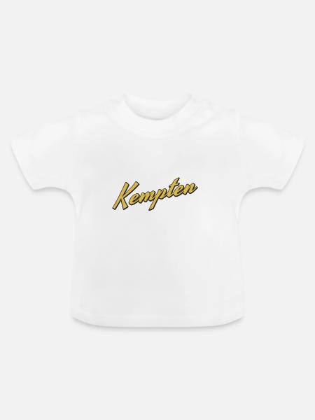 Kempten - Baby Bio-T-Shirt mit Rundhals - Weiß