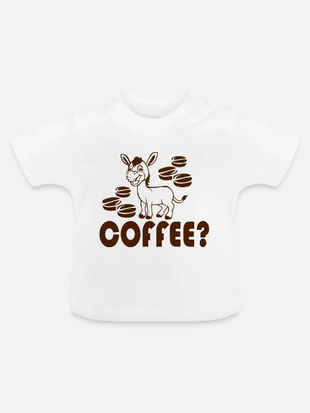 Donkey Esel - Baby Bio-T-Shirt mit Rundhals - Weiß