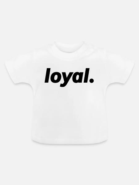 loyal - Baby Bio-T-Shirt mit Rundhals - Weiß