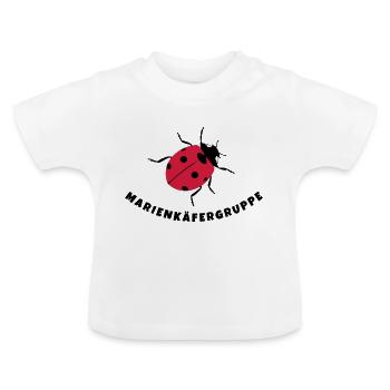 Ladybug Group - Baby Organic T-Shirt with Round Neck - white - Front