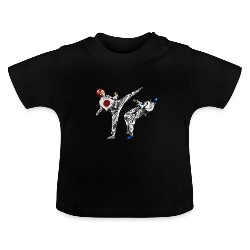 taekwondo - Baby Bio-T-Shirt mit Rundhals