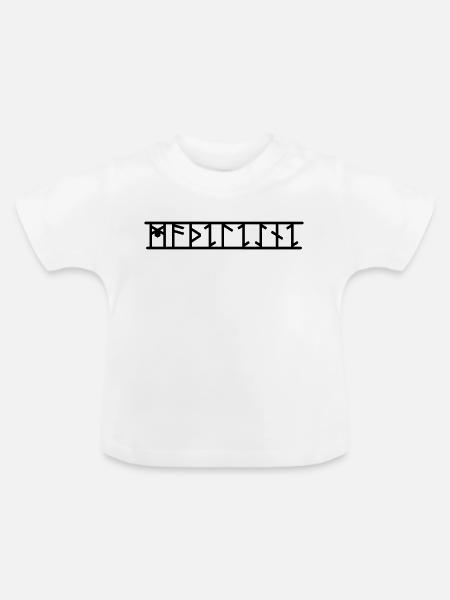 Madeleine - Baby Bio-T-Shirt mit Rundhals - Weiß