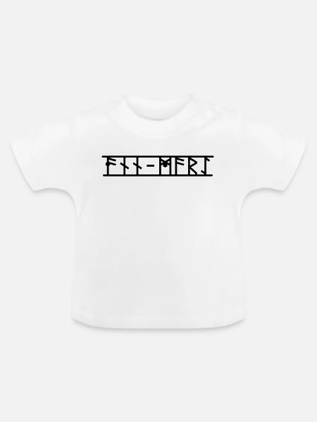 Ann-Mari - Baby Bio-T-Shirt mit Rundhals - Weiß