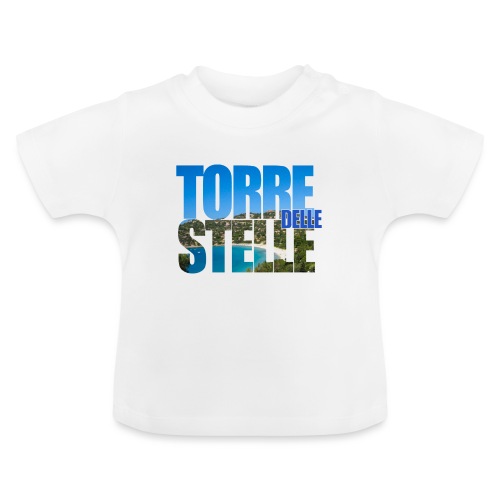 TorreTshirt - Maglietta ecologica con scollo rotondo per neonato