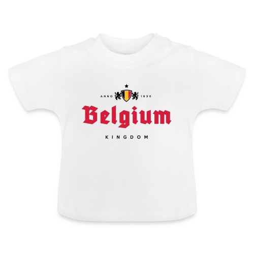 Belgium Kingdom beer label - België bier etiket - T-shirt bio col rond Bébé