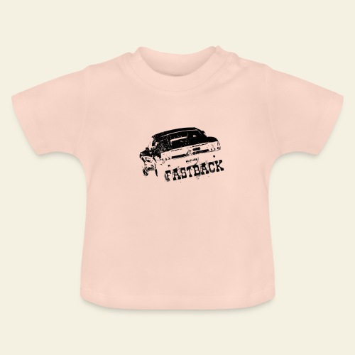 67 Fastback - Økologisk T-shirt til baby, rund hals