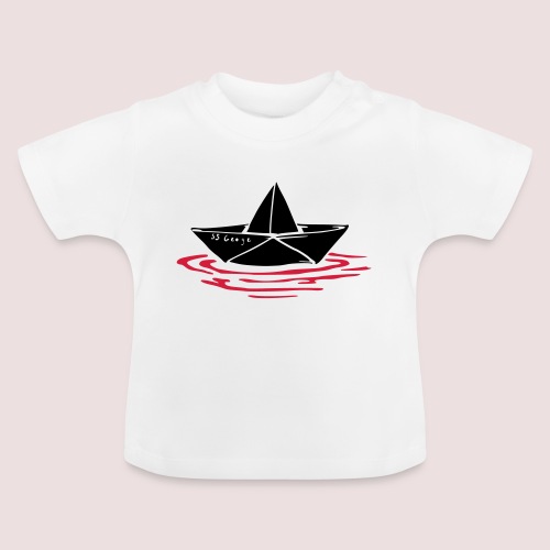 ES Papierboot - Baby Bio-T-Shirt mit Rundhals
