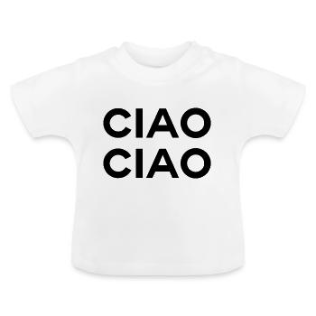 CIAO CIAO - Baby Organic T-Shirt with Round Neck - white - Front