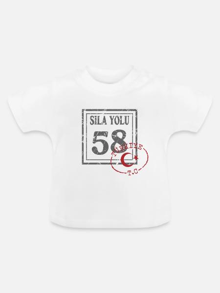 Sivas - Baby Bio-T-Shirt mit Rundhals - Weiß