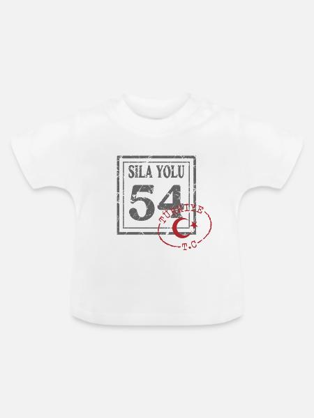 Sakarya - Baby Bio-T-Shirt mit Rundhals - Weiß