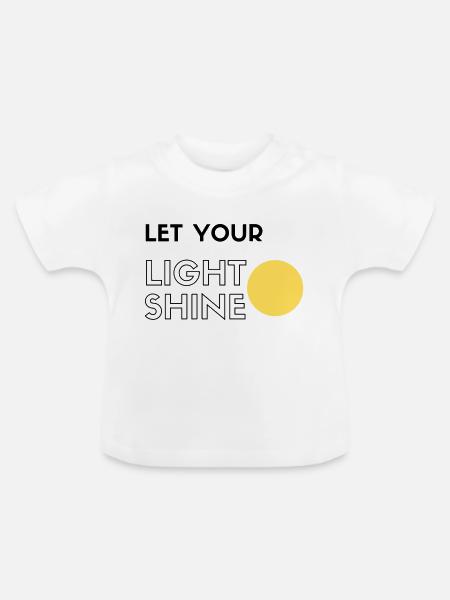 Persönliche Entwicklung - Baby Bio-T-Shirt mit Rundhals - Weiß