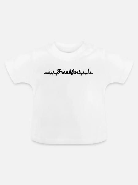 Die Frankfurter Fans - Baby Bio-T-Shirt mit Rundhals - Weiß