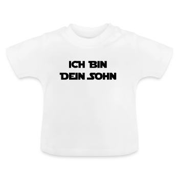 Ich bin dein Sohn - Star Wars - Baby Bio-T-Shirt mit Rundhals - Weiß - Vorne
