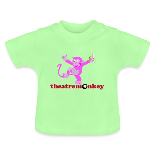 Sammy is In The Pink! - Baby Organic T-Shirt with Round Neck