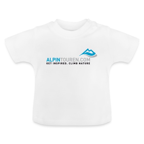 Alpintouren Logo - Baby Bio-T-Shirt mit Rundhals