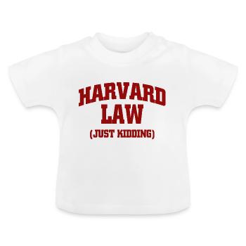 Graphique de citation de loi - T-shirt bio col rond Bébé - blanc - Devant