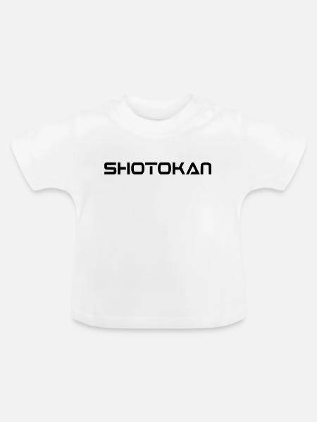 shotokantext vektor - Baby Bio-T-Shirt mit Rundhals - Weiß