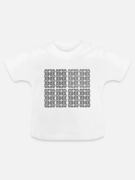 Neuer einzigartiger Stil - Baby Bio-T-Shirt mit Rundhals - Weiß