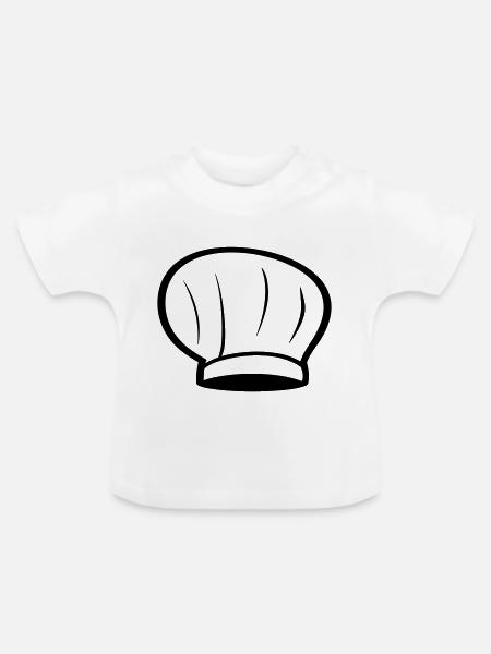 Küchenchef - Baby Bio-T-Shirt mit Rundhals - Weiß