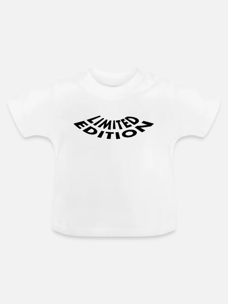 limited_edition - Baby Bio-T-Shirt mit Rundhals - Weiß
