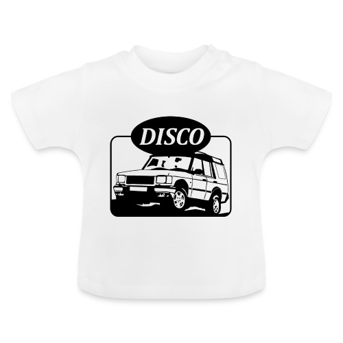 Landie Disco - Autonaut.com - Baby Organic T-Shirt with Round Neck