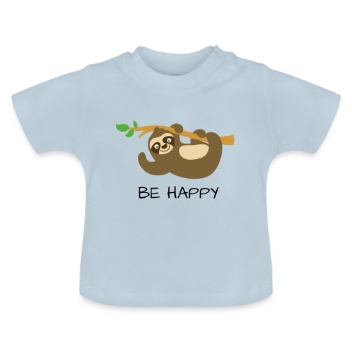 BE HAPPY - Baby Bio-T-Shirt mit Rundhals