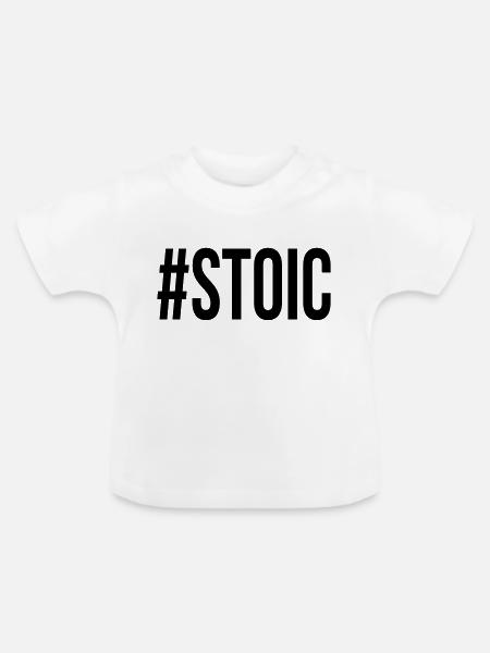 stoic2 - Baby Bio-T-Shirt mit Rundhals - Weiß