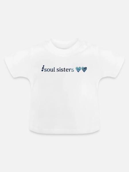 Freunde - Baby Bio-T-Shirt mit Rundhals - Weiß