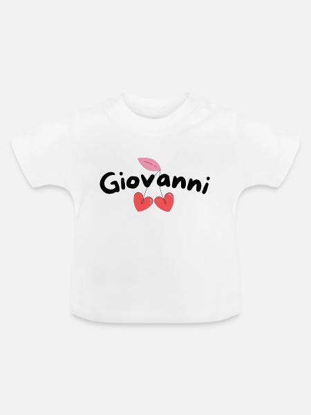 Giovanni - Baby Bio-T-Shirt mit Rundhals - Weiß