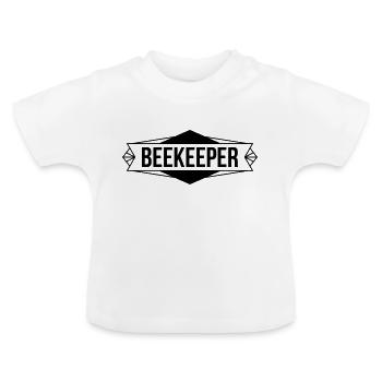 Beekeeper - Baby Organic T-Shirt with Round Neck - white - Front