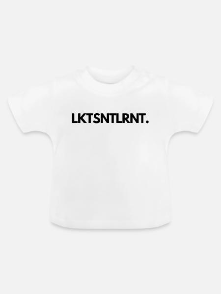 LKTSNTLRNT. - Baby Bio-T-Shirt mit Rundhals - Weiß