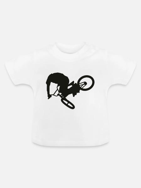 bmx - Baby Bio-T-Shirt mit Rundhals - Weiß