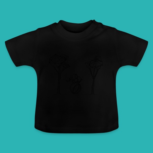 Rotolare_o_capitombolare-01-png - Maglietta ecologica con scollo rotondo per neonato