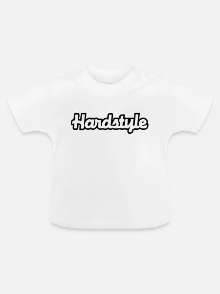 Hardstyle__V051 - Baby Bio-T-Shirt mit Rundhals - Weiß