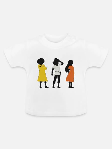 Solaris 01 - Baby Bio-T-Shirt mit Rundhals - Weiß