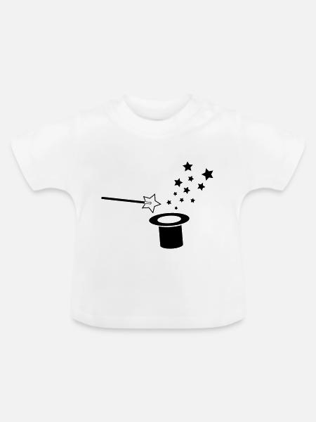 magical - Baby Bio-T-Shirt mit Rundhals - Weiß
