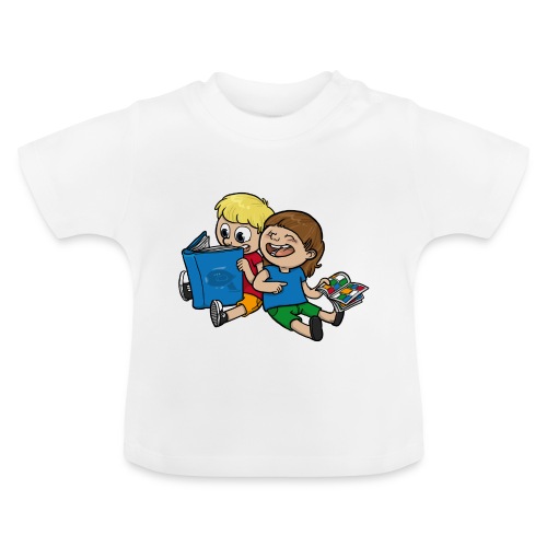 Kinder, lest mehr Bücher und Comics! - Baby Bio-T-Shirt mit Rundhals