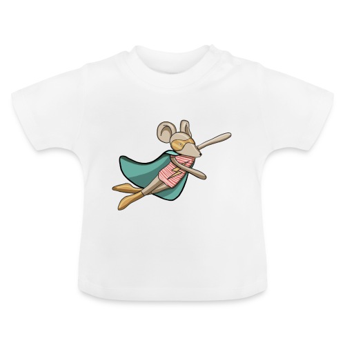 Supermouse - Baby Bio-T-Shirt mit Rundhals