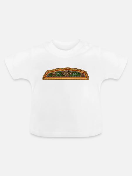Uluru - Baby Bio-T-Shirt mit Rundhals - Weiß