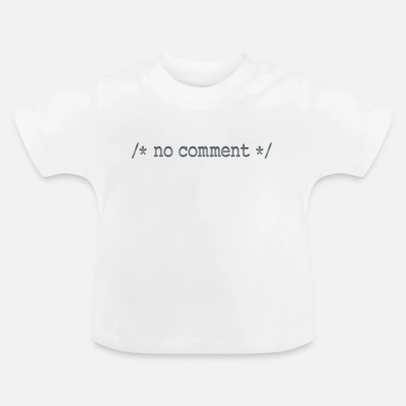 Hacker Hacker Hacker Computer Cybersicherheit - Baby Bio-T-Shirt mit Rundhals - Weiß