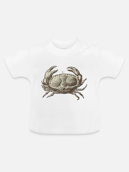 Meerestiere - Baby Bio-T-Shirt mit Rundhals - Weiß