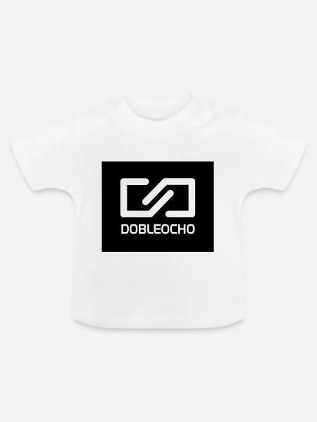 Doppel-Acht - Baby Bio-T-Shirt mit Rundhals - Weiß
