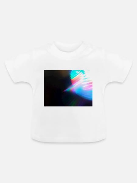 Neon Wheels - Baby Bio-T-Shirt mit Rundhals - Weiß