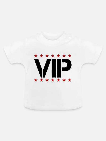 vip - Baby Bio-T-Shirt mit Rundhals - Weiß