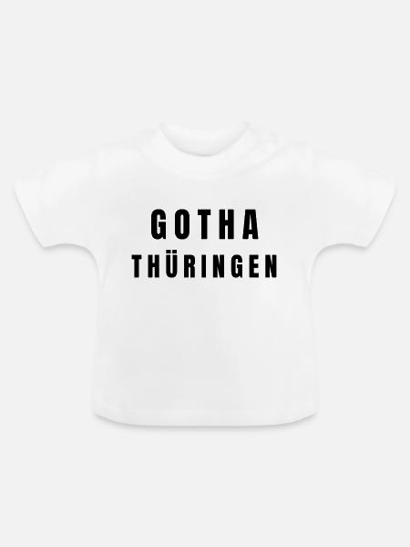 Gotha Thüringen - Baby Bio-T-Shirt mit Rundhals - Weiß